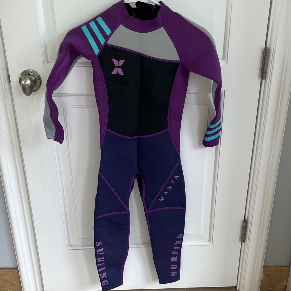 O'Neill Kids Purple and Gray Rashguard